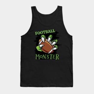 Football monster sport Gift for Football player love Football funny present for kids and adults Tank Top